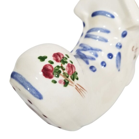 Vintage Shoe Planter Hand Painted Old Woman in a Shoe Nursery Rhyme Theme - Picture 10 of 15